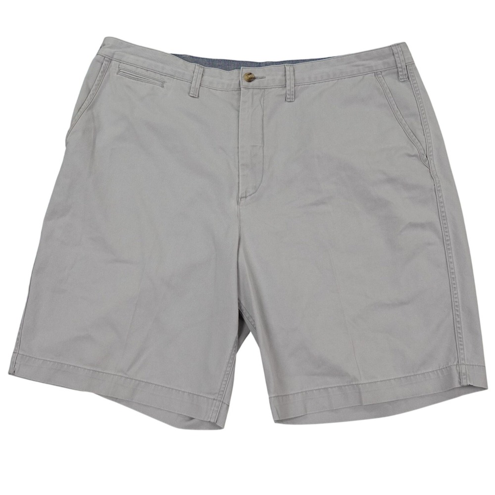 Polo Ralph Lauren Relaxed Fit Chino Shorts Men 40 Gray Preppy Blue Pony Coastal
